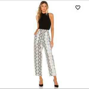 Snakeskin pants